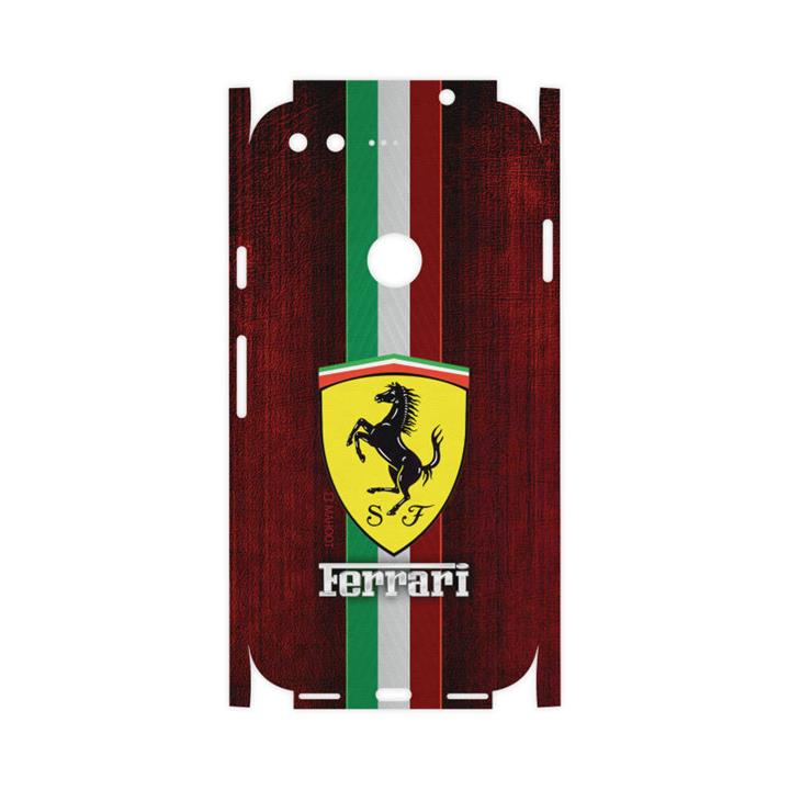 برچسب پوششی ماهوت مدل Ferrari-FullSkin مناسب برای گوشی موبایل گوگل Pixel MAHOOT Ferrari-FullSkin Cover Sticker for Google Pixel